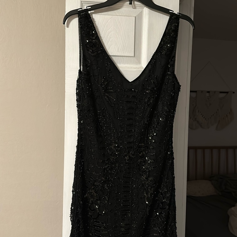 NWT - Molly Bracken dress, sequin mini sz.M